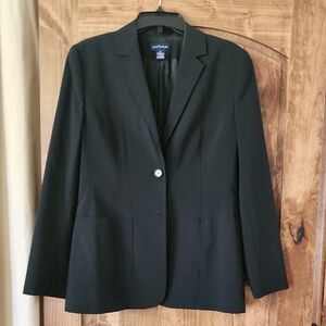 Ann Taylor Black Blazer Tailored Suit Jacket